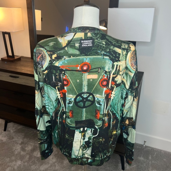 Burberry Men's Kacey Submarine Graphic-print Cotton Sweatshirt - Picture 2 of 4